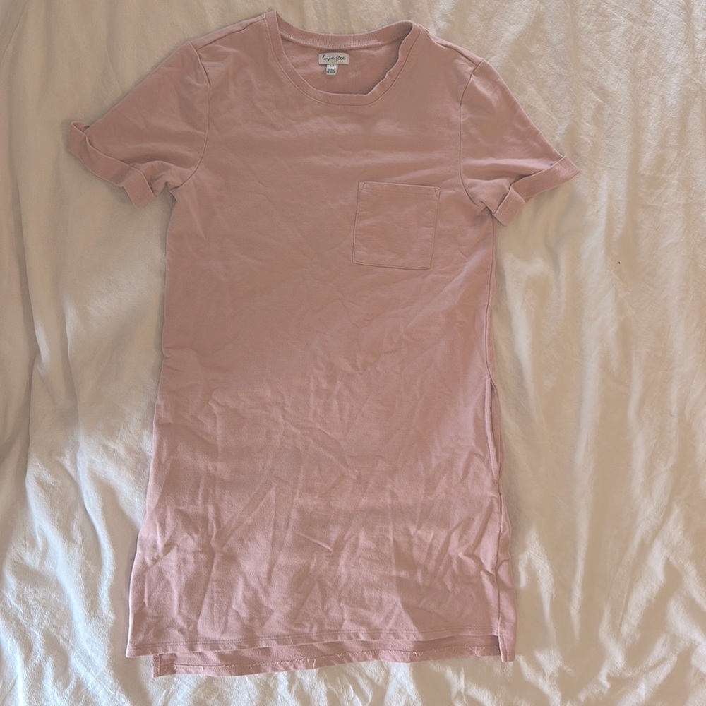 Pink beach dress